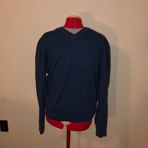 Blue Gap V Neck Sweater Size L